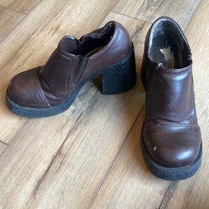 Y2K Soda Brown Platform Shoes